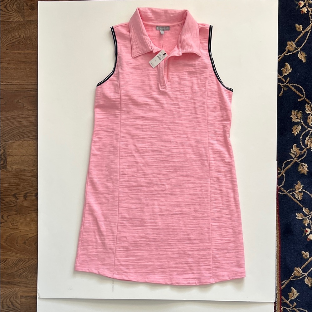 Talbots Sleeveless Pink Polo Dress